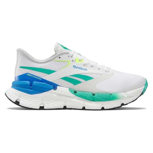 Reebok Damen FLOATZIG SYMMETROS Sneaker, White/UNLEASHEDGREEN/KINEBLUE, 40.5 EU Reebok Damen FLOATZIG SYMMETROS Sneaker, White/UNLEASHEDGREEN/KINEBLUE, 40.5 EU von Reebok