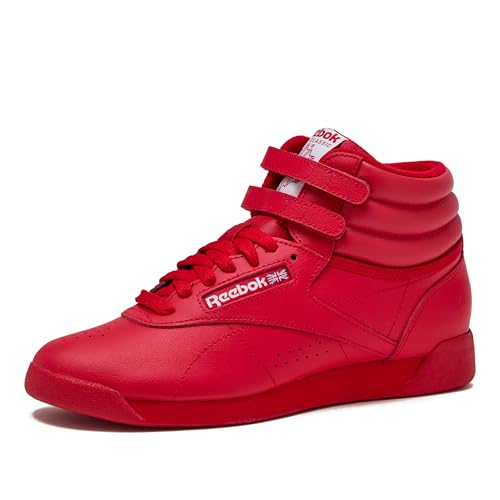 Reebok Women's Freestyle Hi High Top Sneakers, Black Or White Basketball and Tennis Shoes, Vector Red/Vector Red/Footwear White, 37.5 EU Reebok Women's Freestyle Hi High Top Sneakers, Black Or White Basketball and Tennis Shoes, Vector Red/Vector Red/Footwear White, 37.5 EU von Reebok