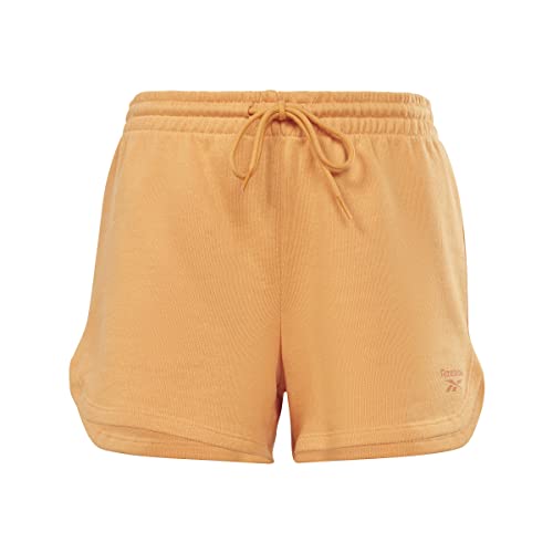 Reebok Damen French Terry Shorts, Peach Fuzz, Medium von Reebok