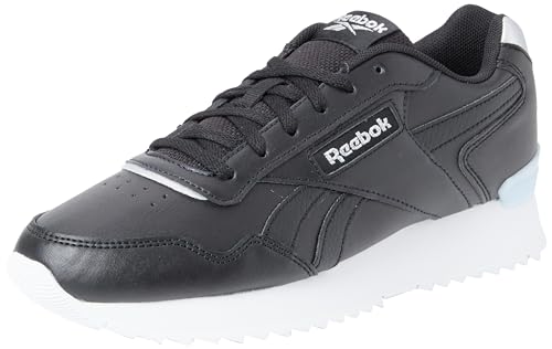 Reebok Damen Glide Ripple Clip Sneaker, Black/Silver Met./Feel Good Blue F23-R, 40 EU von Reebok