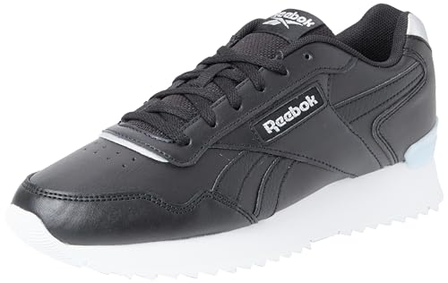 Reebok Damen Glide Ripple Clip Sneaker, Black Silver Met Feel Good Blue F23 R, 36 EU von Reebok
