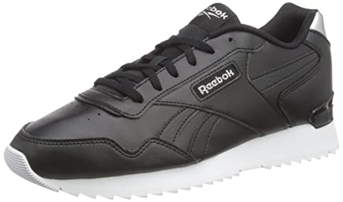 Reebok Damen Glide Ripple Clip Sneaker, Core Black Silver Met Footwear White, 37.5 EU von Reebok