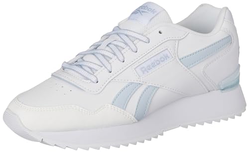 Reebok Damen Glide Ripple Clip Sneaker, FTWR White/Feel Good Blue F23-R/Pure Grey 1, 42 EU von Reebok