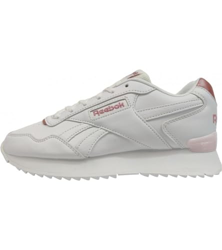 Reebok Damen Glide Ripple Clip Sneaker, White/Possibly Pink F23-R/Porcelain Pink, 36 EU von Reebok