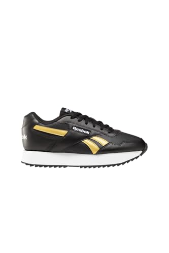 Reebok Damen Glide Ripple Double Sneaker,Black Ftwwht Goldmt,36 EU von Reebok