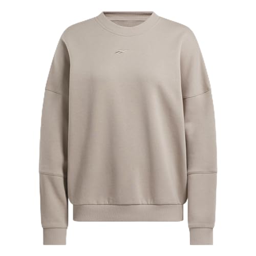Reebok Damen Icons Fleece T-Shirt, Asche, 46 von Reebok