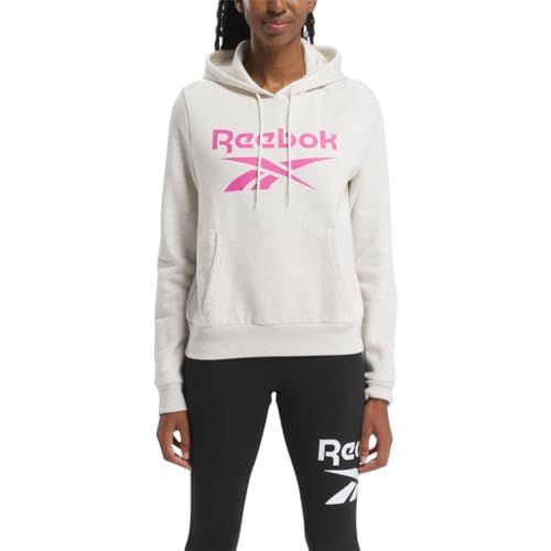 Reebok Damen Id Big Logo Pullover, CHAMEL, von Reebok