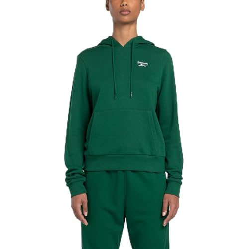 Reebok Damen Id Small Logo Pullover, DRKGRN, XXS von Reebok