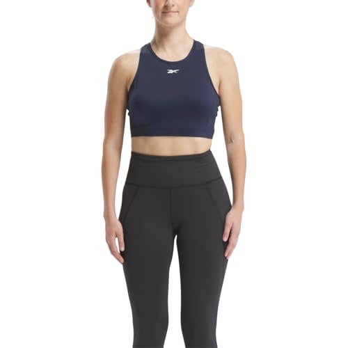 Reebok Damen Id Train Energy Court Sport-BH, VECNAV, XS von Reebok