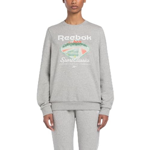 Reebok Damen Id Zug Energie Gericht Pullover, Mgreyh, 46 von Reebok