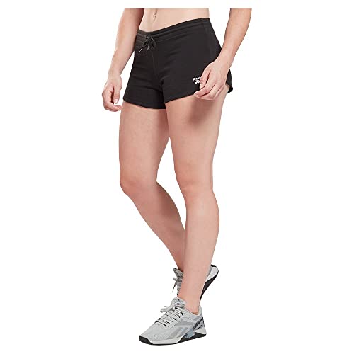 Reebok Damen Identität French Terry Kurze Hose, Schwarz, L Reebok Damen Identität French Terry Kurze Hose, Schwarz, L von Reebok