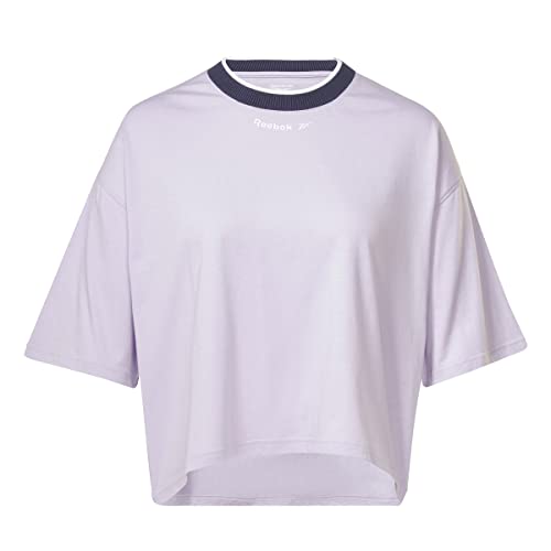 Reebok Damen Identität' T-Shirt, Schwarz, M von Reebok