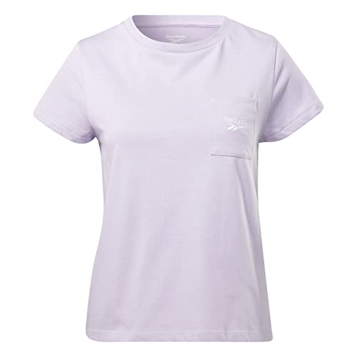 Reebok Damen Identität T-Shirt, Schwarz, XXL von Reebok