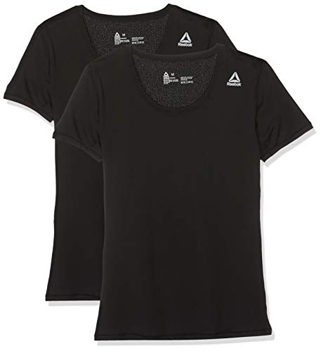 Reebok Damen Joanna Sport Top, Schwarz (Black PKA), 38 (Herstellergröße: Medium) von Reebok