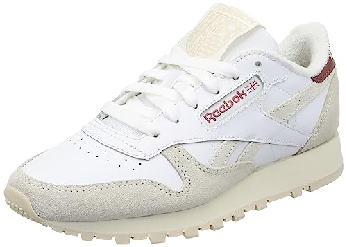 Reebok Damen Klassisches Leder Sneaker Klassisches Leder, Ftwr White Chalk Sedona Rose F23 R, 37.5 EU von Reebok