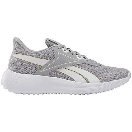 Reebok Damen Lite 3 Sneaker, Pure Grey/White/Citrus Glow, 35 EU von Reebok
