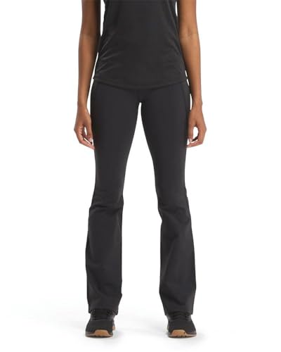 Reebok Damen Lux Hr Mini-Flare Pa Hose, schwarz, XS von Reebok
