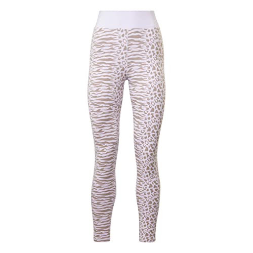 Reebok Damen Moderne Safari-Baumwolle Leggings, Lila Oase, M von Reebok