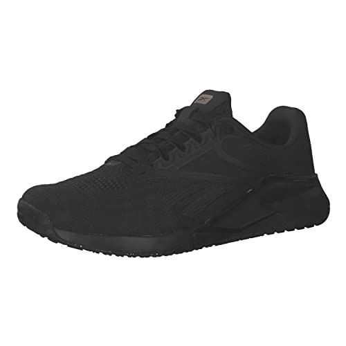 Reebok Damen Nano X2 Sneakers, Schwarz/Grau/Gold, 38 EU von Reebok