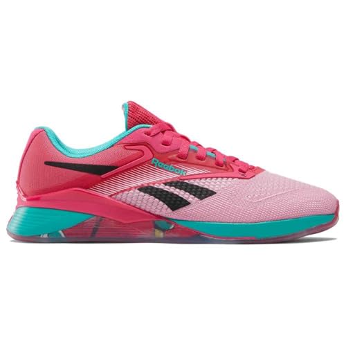 Reebok Damen Nano X4 Sneaker,Bold Pink Astro Rose Unleashed Green,37.5 EU Reebok Damen Nano X4 Sneaker,Bold Pink Astro Rose Unleashed Green,37.5 EU von Reebok