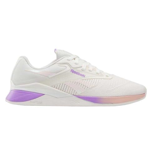 Reebok Damen Nano X4 Sneaker,Chalk Washed Clay Dgtl Purple,40.5 EU von Reebok
