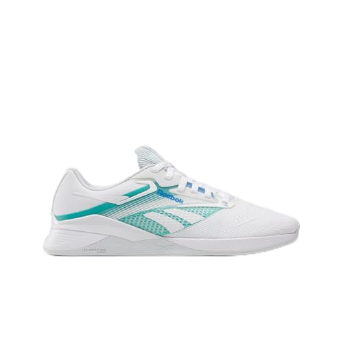 Reebok Damen Nano X4 Sneaker,FTWR White Unleashed Green Kinetic Blue,37.5 EU von Reebok