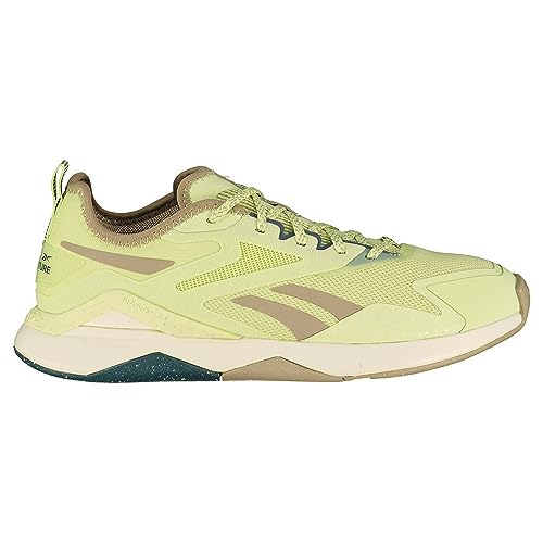 Reebok Damen Nanoflex Adventure Tr 2 Sneaker, Citrus Glow Boulder Beige F23 Creolen Blau F23, 35 EU von Reebok