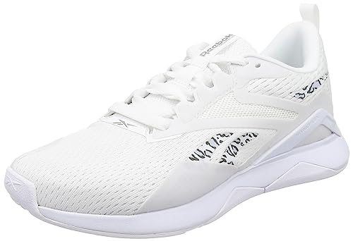 Reebok Damen Nanoflex Tr 2 Sneaker, FTWR White Cold Grey 1 Silver Met, 35.5 EU von Reebok