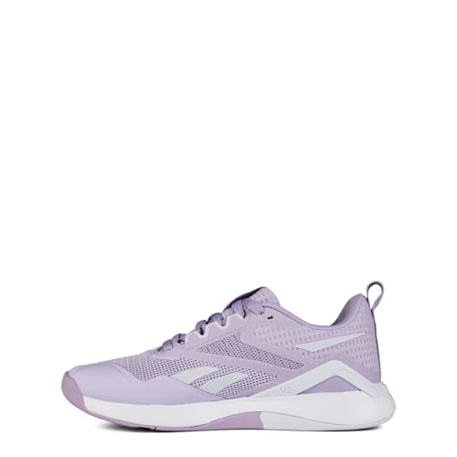 Reebok Damen Nanoflex Tr 2.0 Sneaker, Purple Oasis Cold Grey 1 Schuh, Weiß, 39 EU von Reebok