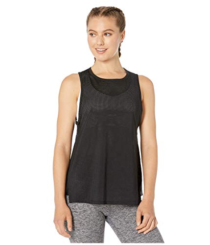 Reebok Damen One Series Perforated Tank Top, Schwarz, Medium von Reebok