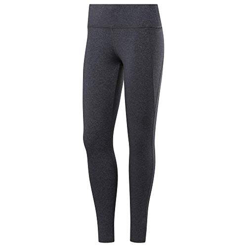 Reebok Damen Os Lux Tight Leggings, Dunkelgrau meliert, M von Reebok