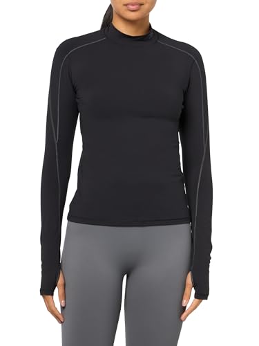 Reebok Damen Ov RBK-fire+ Longsleeve, Schwarz, Small von Reebok