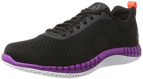 Reebok Damen Print Run Prime Ultraknit Laufschuhe, Schwarz (Coal/Black/Vicious Violet/Guava Punch/White), 38 EU von Reebok