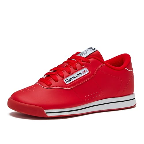 Reebok Damen Prinzessin Mode Sneaker, Techy Rot Weiß Schwarz, 43 EU Reebok Damen Prinzessin Mode Sneaker, Techy Rot Weiß Schwarz, 43 EU von Reebok