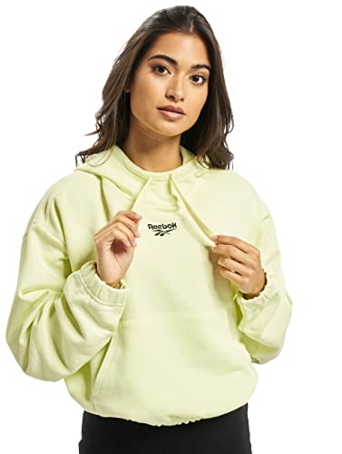 Reebok Damen Qqr Crop Hoodie Kapuzenpullover, Lemglw, L von Reebok