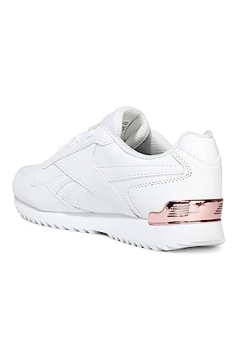 Reebok Damen ROYAL Glide Ripple Clip Sneaker, White/Rose Gold/Pearlized, 35.5 EU von Reebok