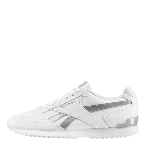 Reebok Damen ROYAL Glide Ripple Clip Sneaker, White White Silver Met, 35 EU von Reebok