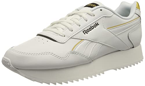 Reebok Damen ROYAL Glide Ripple Doub Sneaker, , Weiß / Schwarz / Gold Metallic, 38 EU von Reebok