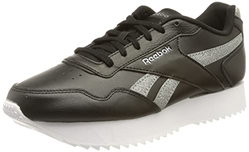 Reebok Damen ROYAL Glide Ripple Doub Sneakers, Black-White/FTWR White/Dark Silver, 39 EU von Reebok