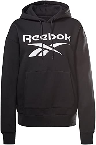 Reebok Damen Ri Bl Fleece Hoody Sweatshirt, Black, L von Reebok