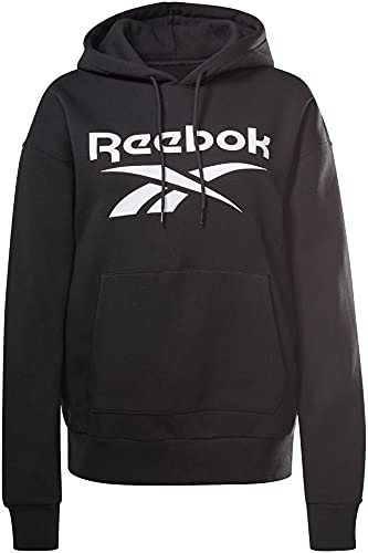 Reebok Damen Ri Bl Fleece Hoody Sweatshirt, Black, S von Reebok