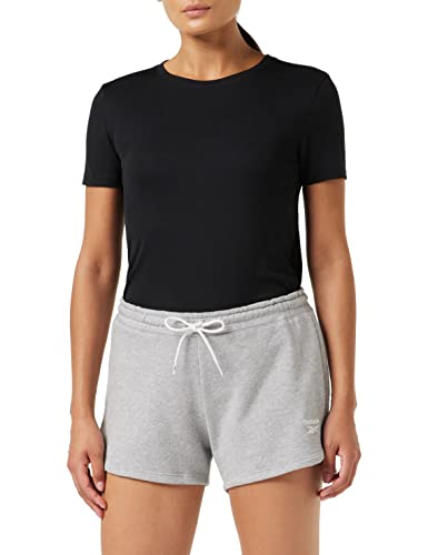 Reebok Women's RI French Terry Short Casual, Mgreyh/White, M von Reebok