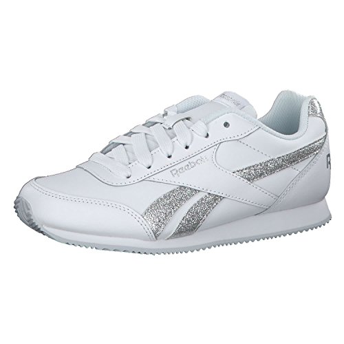 Reebok Damen Royal Cljog 2 Laufschuhe, Mehrfarbig (Whitesilver Sparkle), 38 EU von Reebok