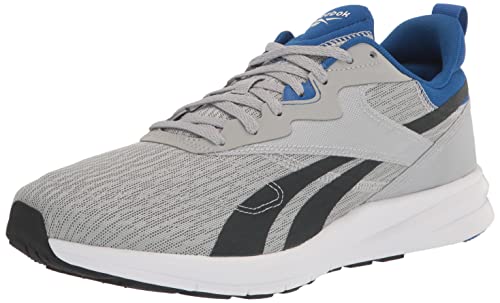 Reebok Runner 4 Herren-Lauf- und Trainingsschuhe, Schnürschuh, Pure Grey/Vector Blue, 6.5 von Reebok