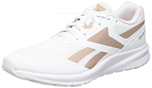 Reebok Damen Runner 4.0 Road Running Shoe, FTWR White/Rose Gold/FTWR White, 37 EU von Reebok