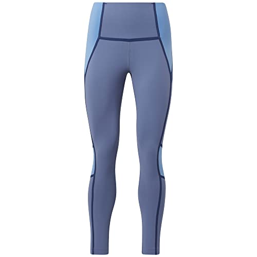 Reebok Damen Ts Lux Hr Tight-CB Leggings, Blau, XS von Reebok