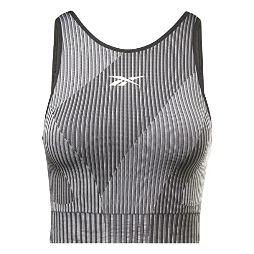 Reebok Damen Ubf Myoknit Crop Top, Schwarz, L von Reebok