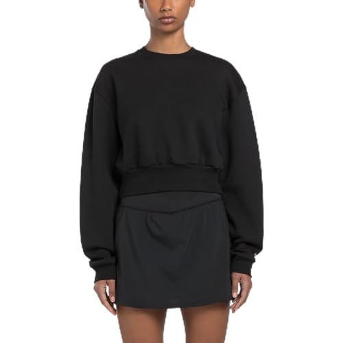 Reebok Damen Wde Pullover, Schwarz, XXS von Reebok