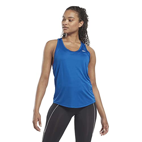 Reebok Damen Wor Us Mesh Tank Top, Vecblu, Small von Reebok