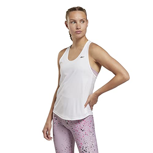 Reebok Damen Wor Us Mesh Tank Top, weiß, Small von Reebok